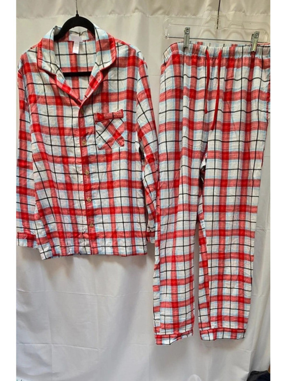 Wondershop Men’s Plaid Pajama Set Size M